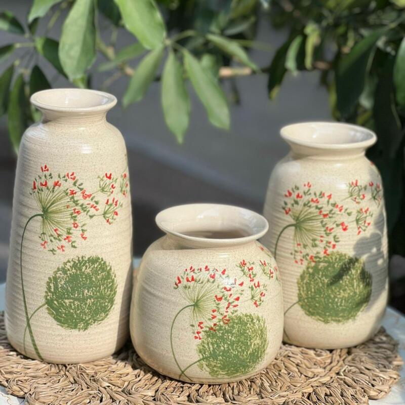 Bộ 3 lọ hoa Bồ Công Anh